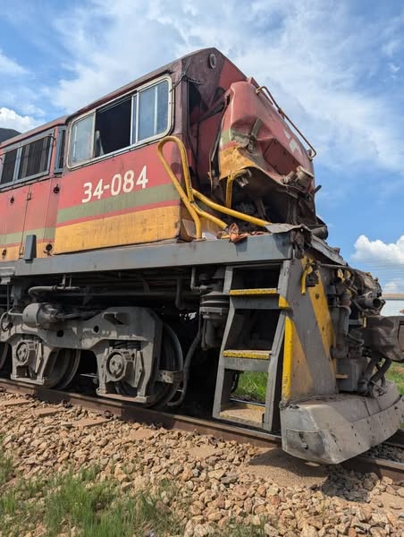 TRAIN AND TRUCK ACCIDENT AT CHIWALA LEVEL CROSSING IN NDOLA